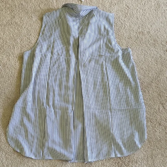 Beachlunchlounge Blue Button Down Shirt - Picture 5 of 7